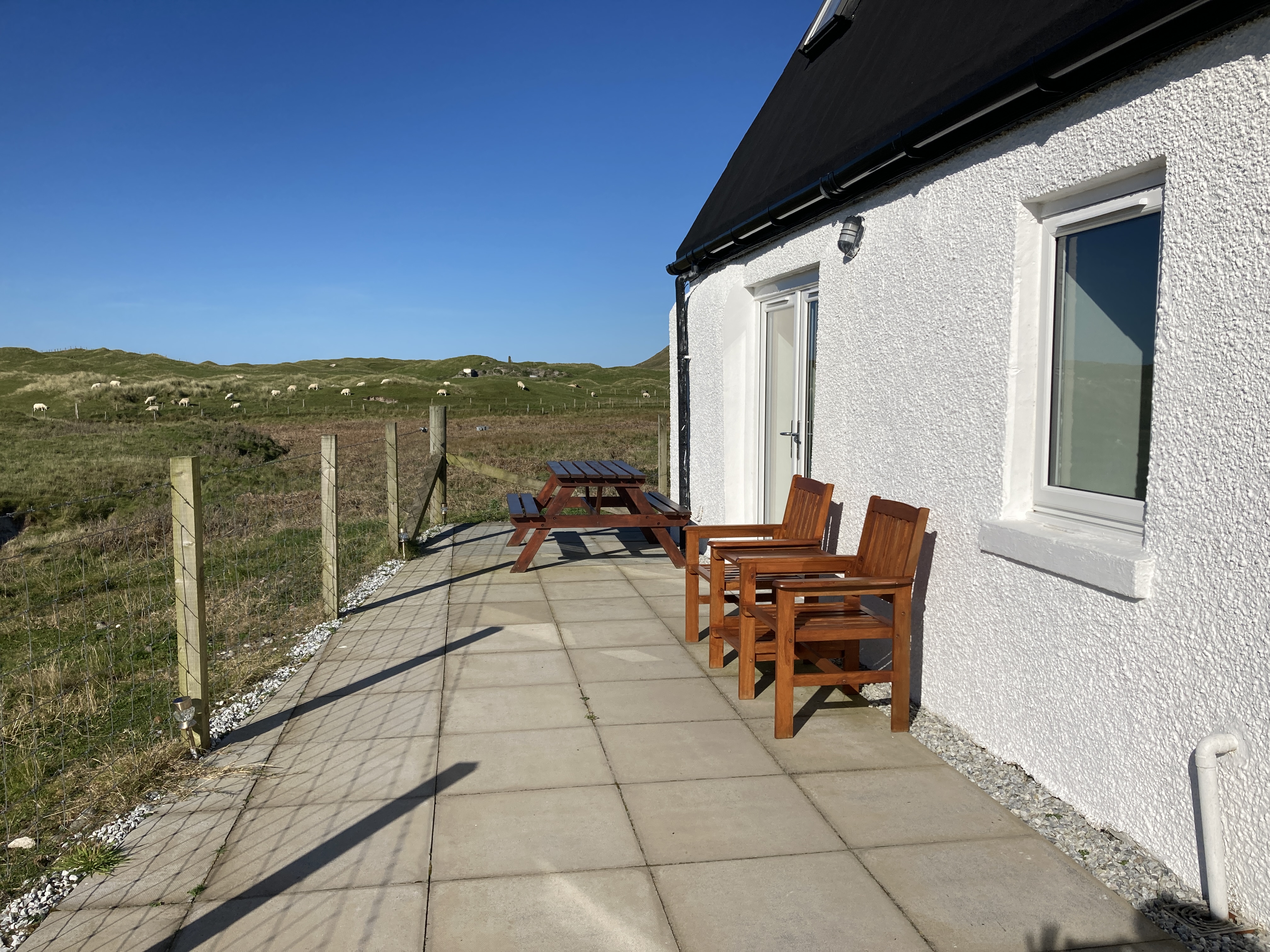 Front of the cottage